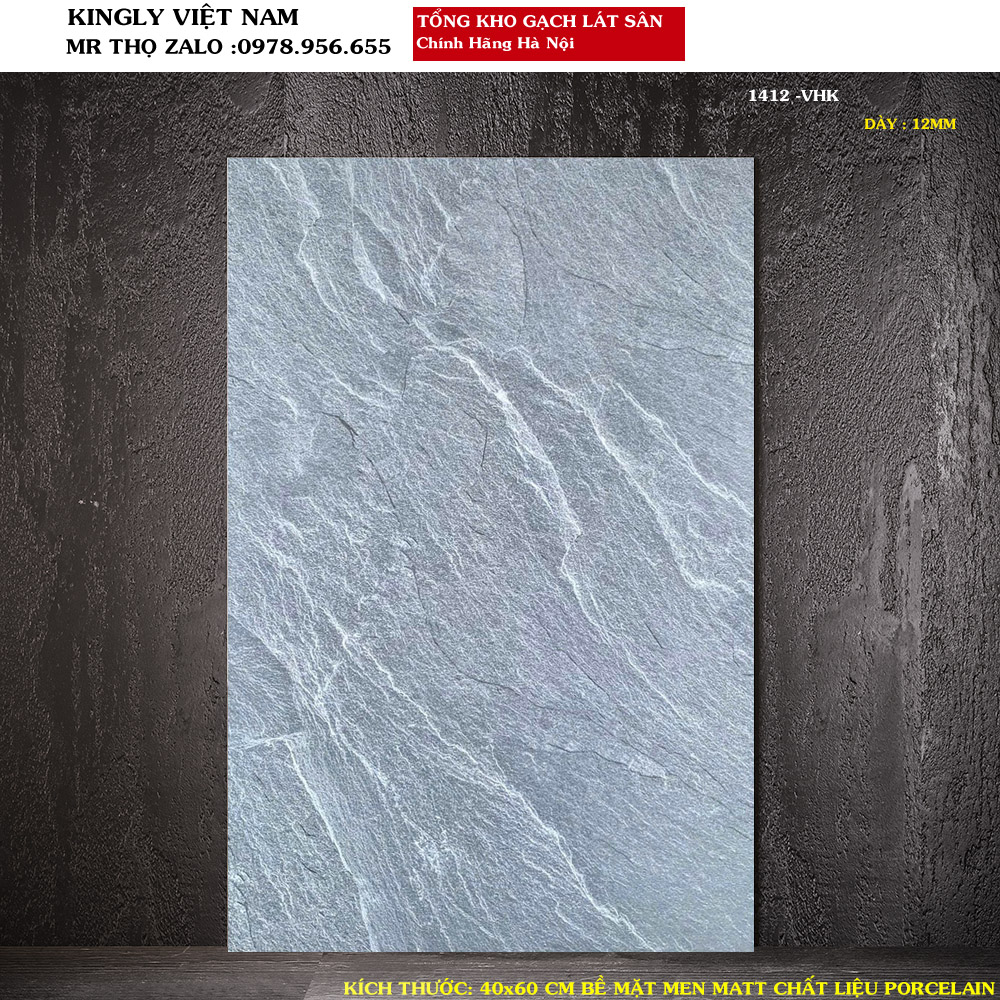 Gạch lát sân giả đá 40x60 1412